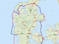Unser Törn geht im Uhrzeigersinn durch NOK, Nordsee, Limfjord und Ostsee.